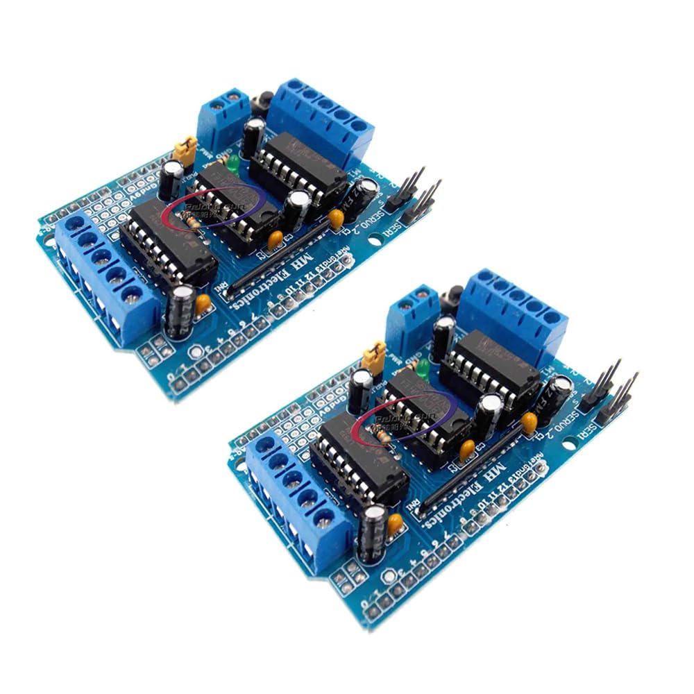 senzooe 2PCS Motor Shield 4 Channel L293D H-Bridge DC Motor Control