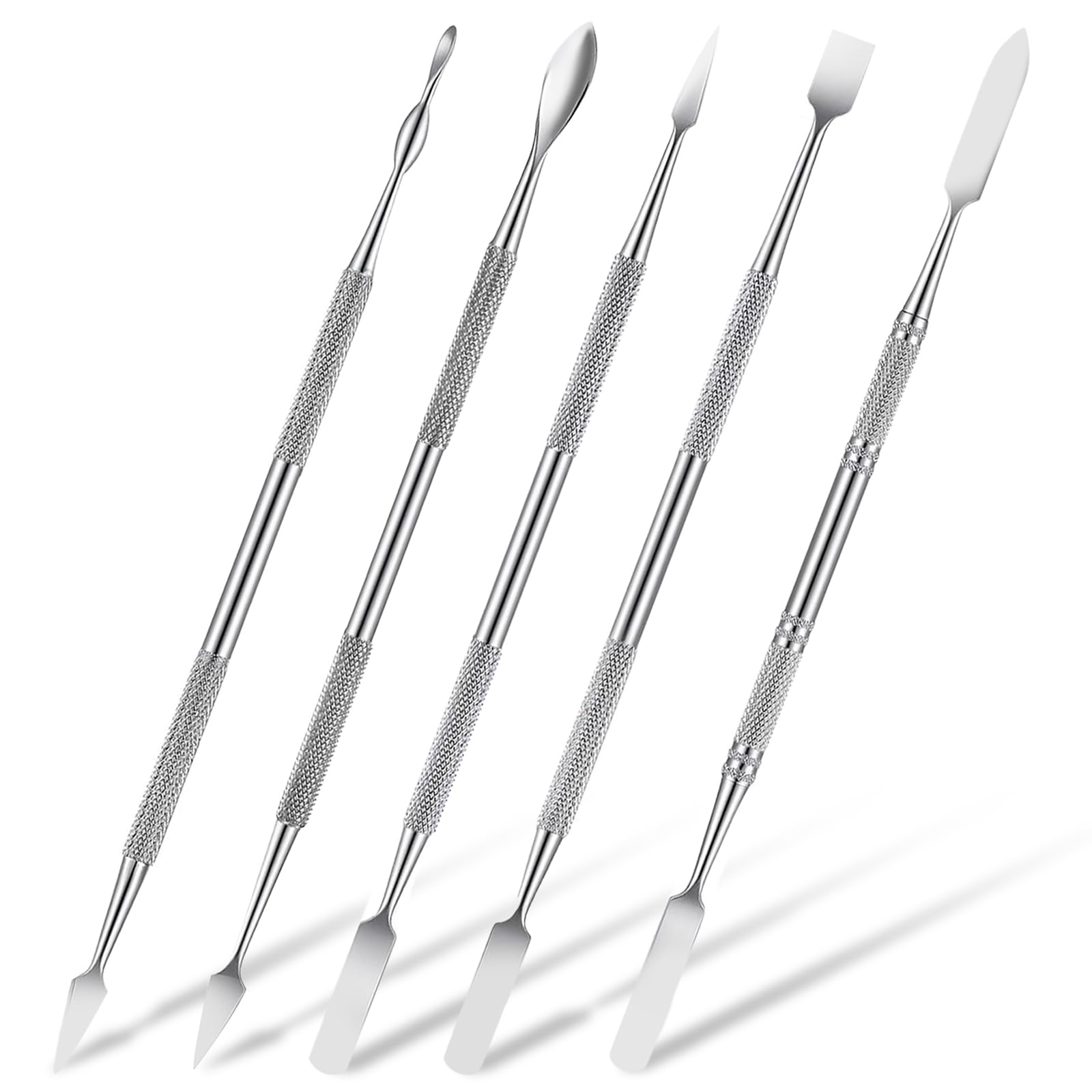 5 Pcs Double-Ended Stainless Steel Polymer Clay Sculpting Tool Set