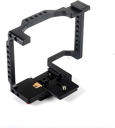 Miniatura 5 de Jaula de cámara A9 para cámara Sony A7RM3  A7RM2  A7M3  A7M2 A7SM2 con zapata fría y agujeros de localización