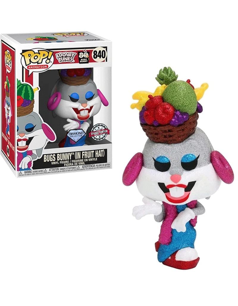 POP! Animation Looney Tunes 80th Bugs Bunny 840 Bugs Bunny in Fruit Hat Diamond Special Edition