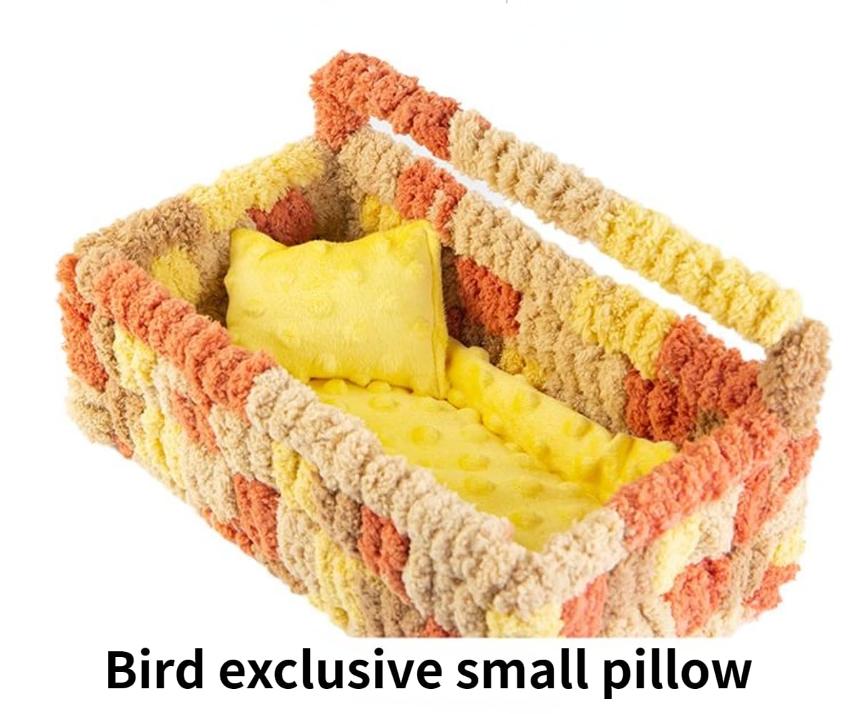 Nido de pájaro cálido casa hamaca juguete para mascotas, loro, periquito, cacatúa, cacatúa, cacatúa, gris africano, eclectus amazónico, pájaro amorí, periquito, pinzón canario, hámster