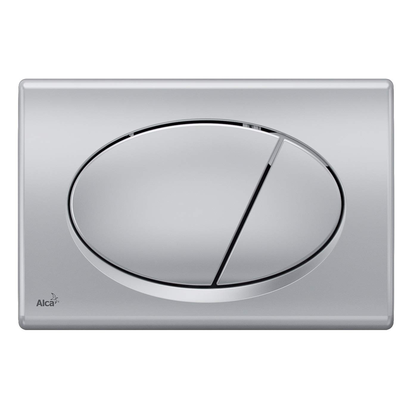 Placca di comando 2 tasti Twinline30 cromato verniciato opaco 115.899.JQ.1 - Geberit - Russo