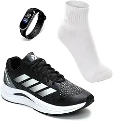 Tenis Masculino Esportivo Academia Caminhada Leve Confortavel + Relógio + Meia