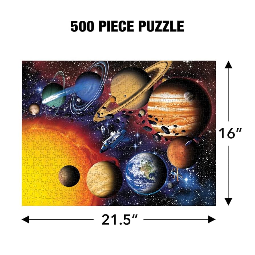 Amazon.com: Solar System 500 Piece Jigsaw Puzzle for Adults