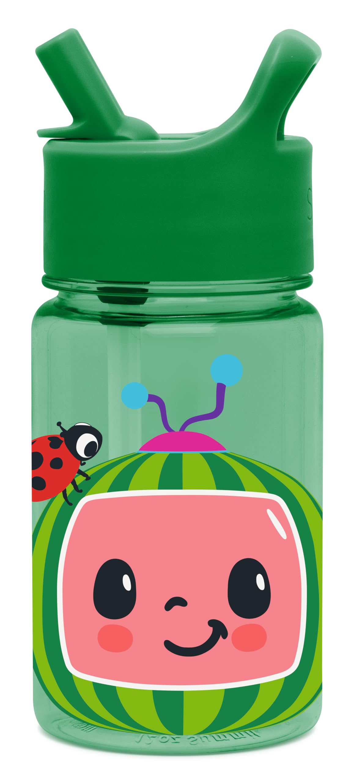 Simple Modern CoComelon Kids Water Bottle Plastic BPA-Free Tritan Cup with Leak Proof Straw Lid | Reusable and Durable for Toddlers, Boys | Summit Collection | 12oz, CoComelon Watermelon-picture-29