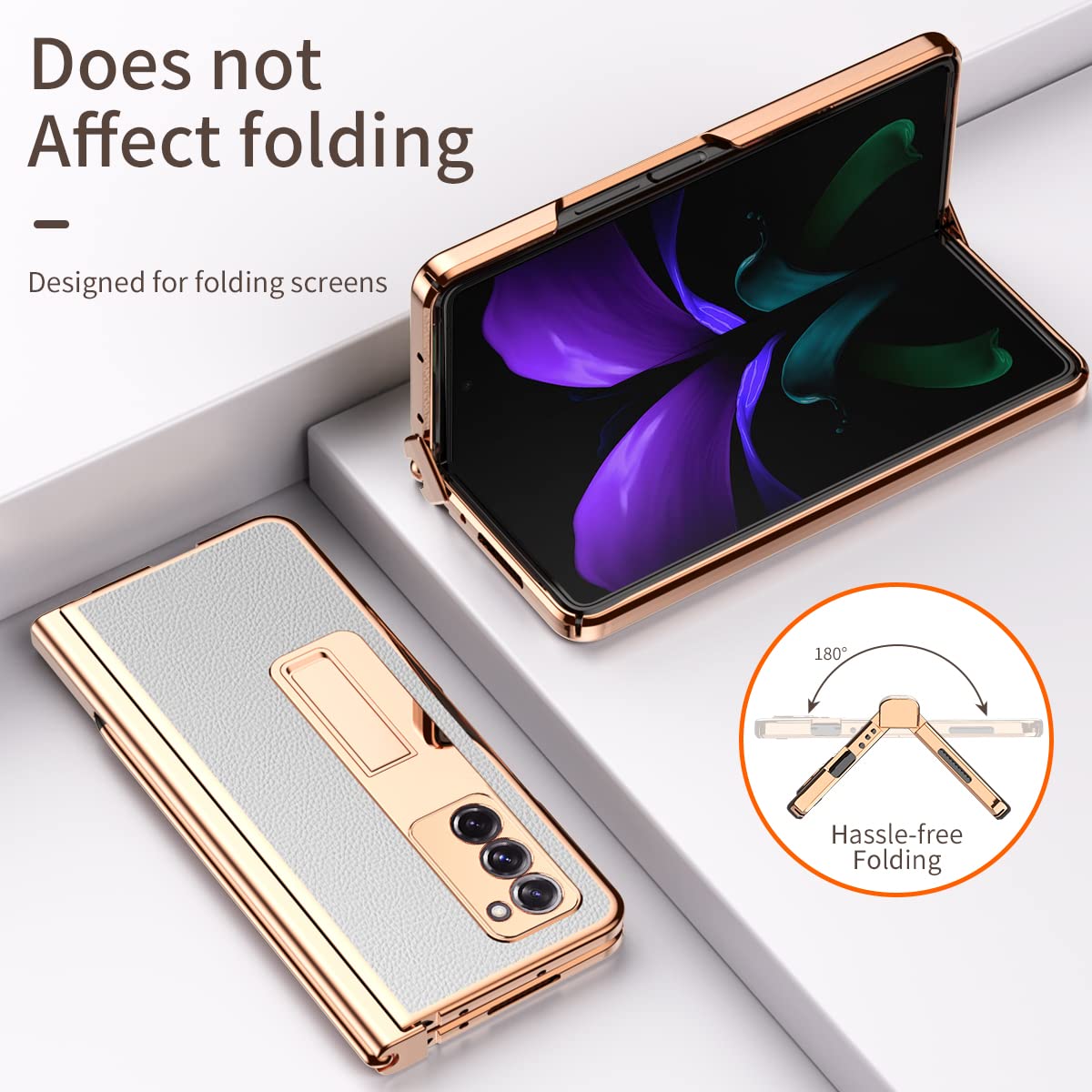 Galaxy Z Fold2 / W21携帯全面保護ケース+強化ガラスフィルム, Amazon.co.jp: Galaxy Z Fold2 / W21携帯全面保護ケース 手帳型