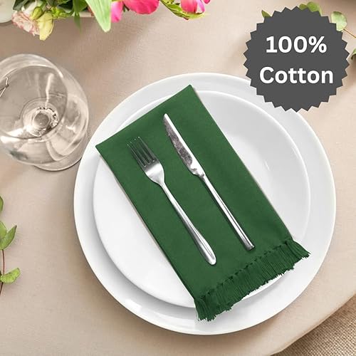 Miniatura 3 de Juego de 12 toallas de cocina de 100 % algodón, 20 x 20 pulgadas, altamente absorbentes, súper suaves, reutilizables, calidad de hotel, tela