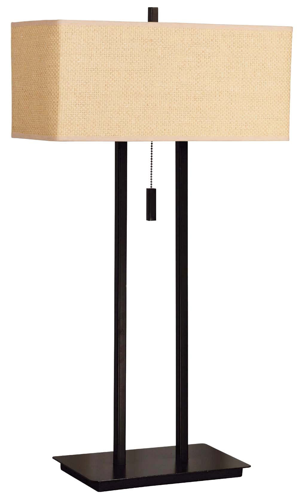 Kenroy Home Fly Rod Table Lamp - Rustic Fishing Theme With Oil Rubbed Bronze Finish