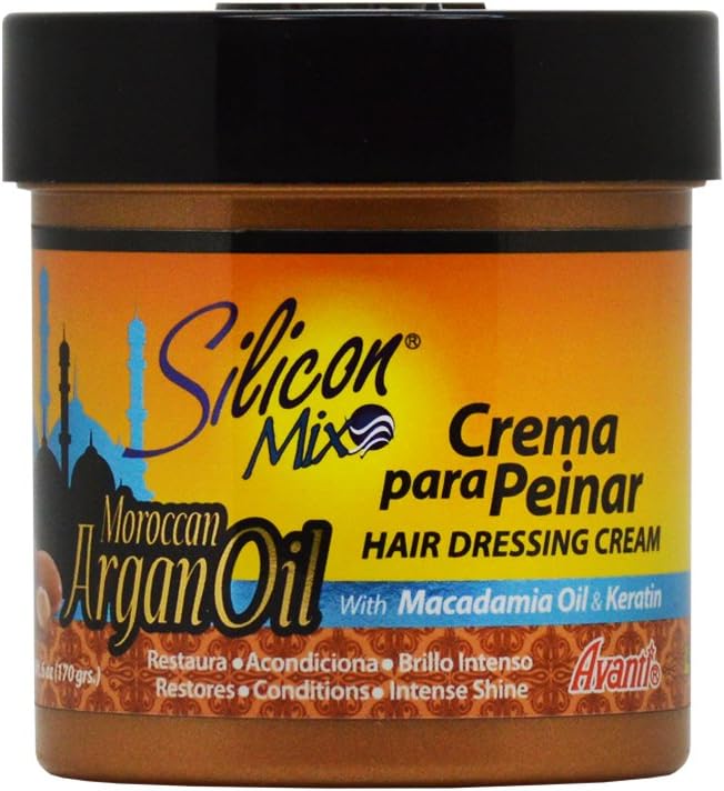 Silicon Mix Moroccan Argan Oil Hair Dressing Cream 6oz