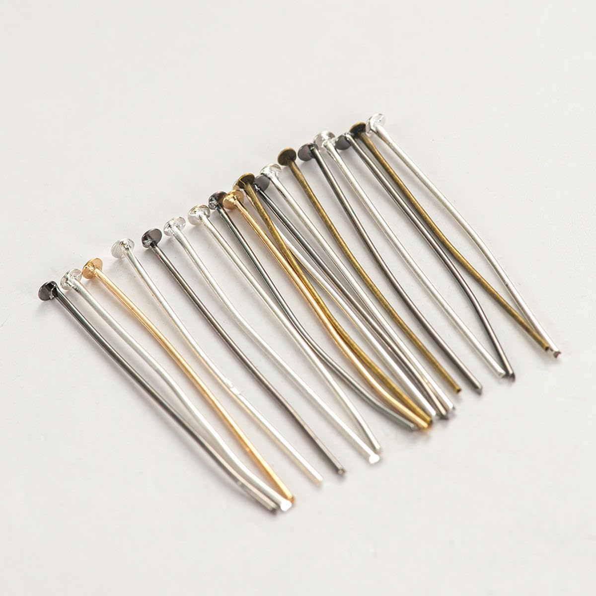 100 Pezzi Di Spille A Occhiello Placcate In Oro Reale 18 Carati