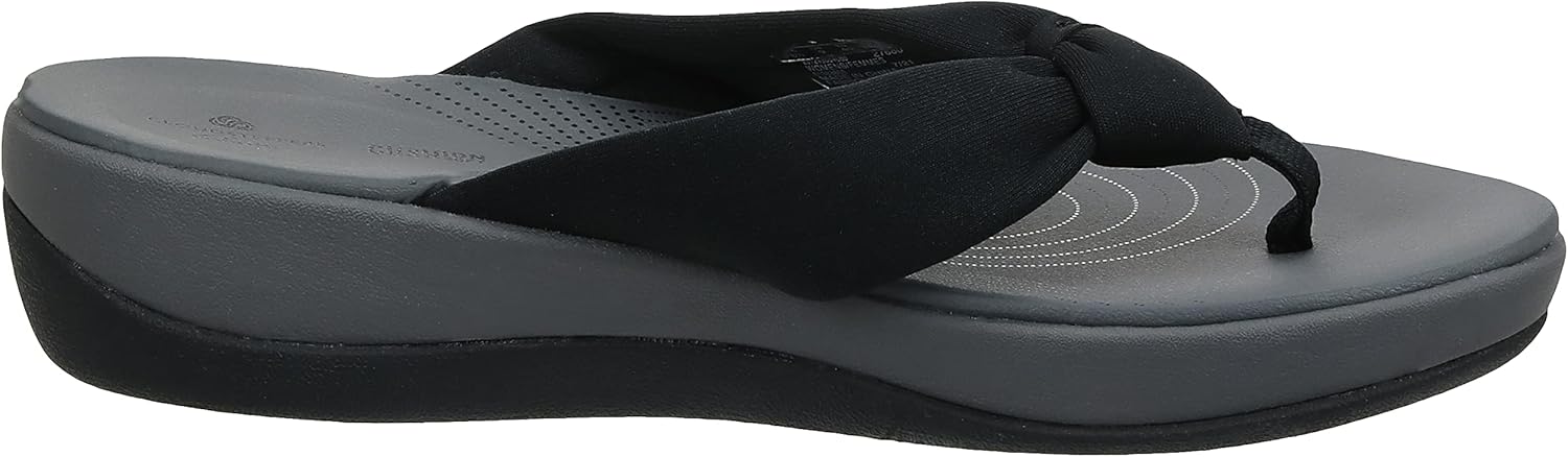 Clarks womens Arla Glison 9 Black Fabric