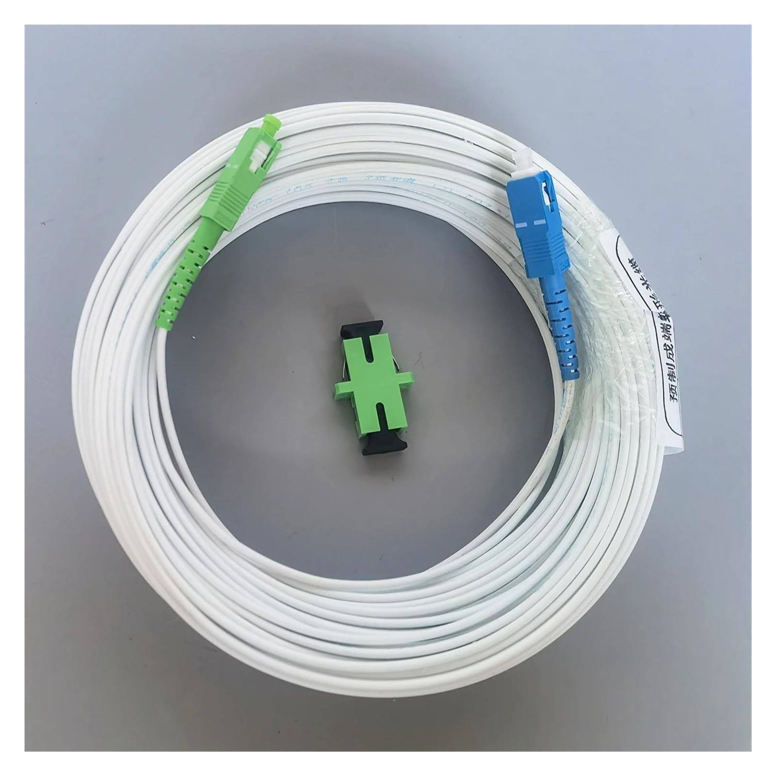 Cordon de raccordement à Fiber optique monomode SC/APC-SC/UPC, câble d'extension intérieur de 30M(45M)
