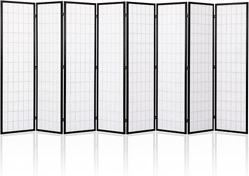 Miniatura 7 de Salfanre Divisor para separación de habitaciones separadores de habitación de 8 paneles separadores de habitación japoneses pantalla Shoji pantalla