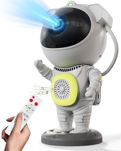 Proyector de galaxia, proyector de estrellas para dormitorio, luces nocturnas para habitación de niños, proyector de techo con altavoz Bluetooth