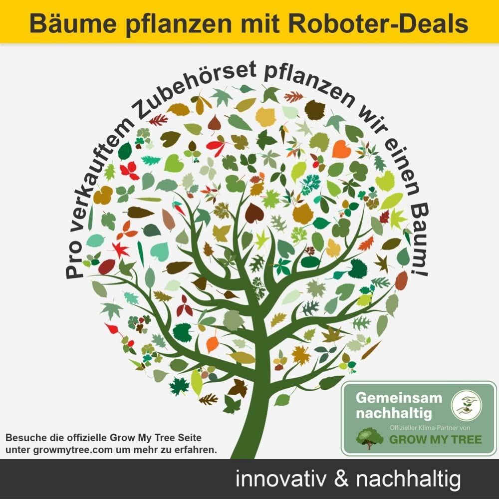 Zubehör Set (Ersatzteile) für Ecovacs Deebot T9 Plus (2X Staubbeutel, 2X Pad, 2X Filter, 2X Seitenbürsten, 1x Hauptbürste) Staubsaugroboter mit Absaugstation