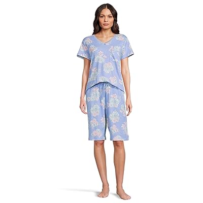 Karen Neuburger Novelty Short Sleeve Bermuda Pajama Set Women