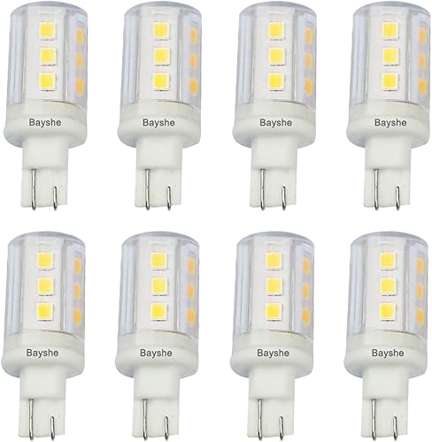 Miniatura 1 de Bombilla LED con base de cuña T10, equivalente a 30 W, halógena de 30 W, 12 VACCC para cámper, caravana, sastre al aire libre, paisaje, patio,