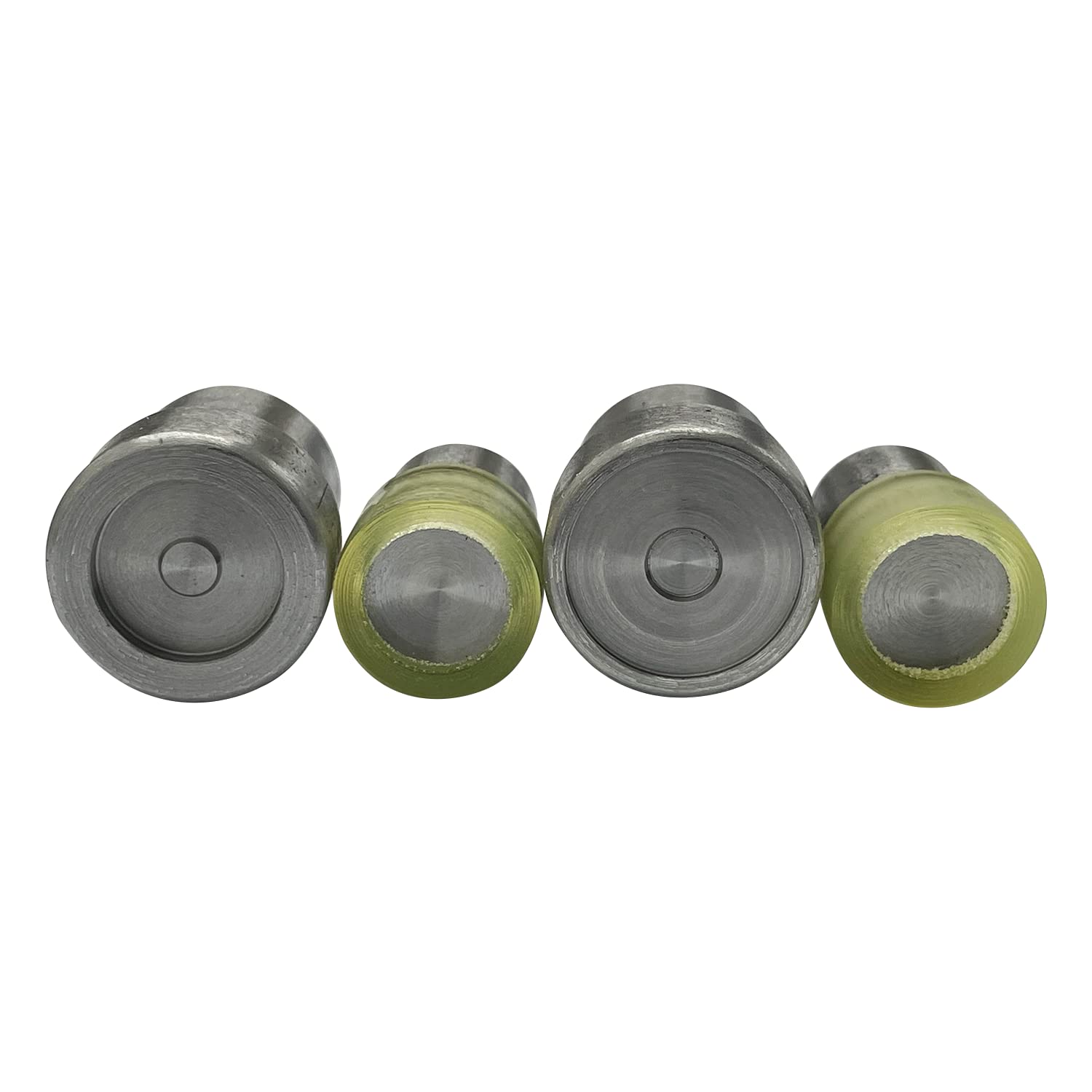 Juego de troqueles de cierre magnético, remache de doble tapa, cierre magnético, troqueles de fijación para máquina universal de prensa manual verde para bolsos, bolsos, mochilas, 14 mm