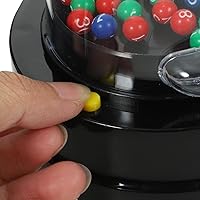 Vista 3 de Amosfun Mini máquina, máquina eléctrica de la bola de la suerte de la sacudida, selector afortunado del número para el entretenimiento del partido