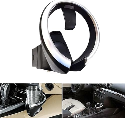 Miniatura 2 de Wocch Portavasos para asiento delantero, consola central, soporte para tazas de café para BMW 135i 128i X1 E82 E88 E81 E82 E87N accesorios de coche