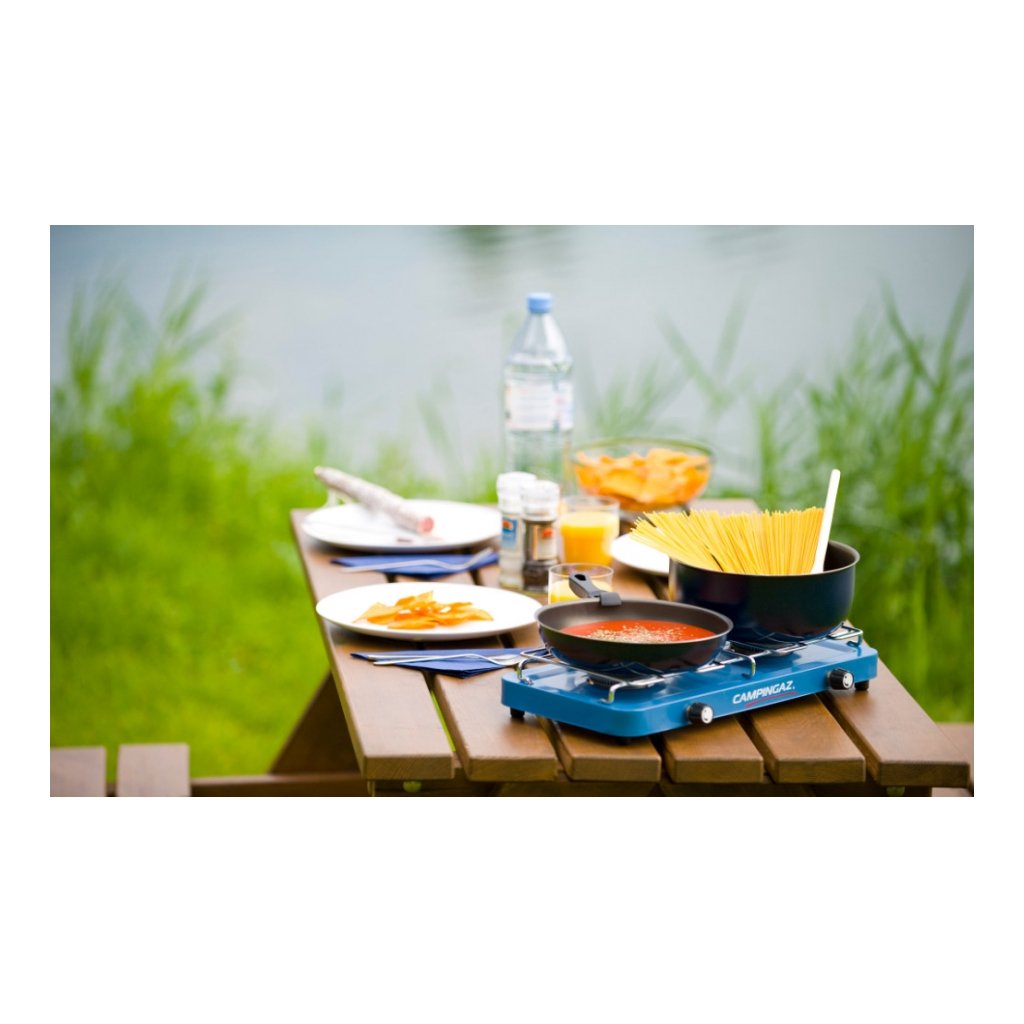 Campingaz Base Camp Cocina con Gas, Unisex, Azul