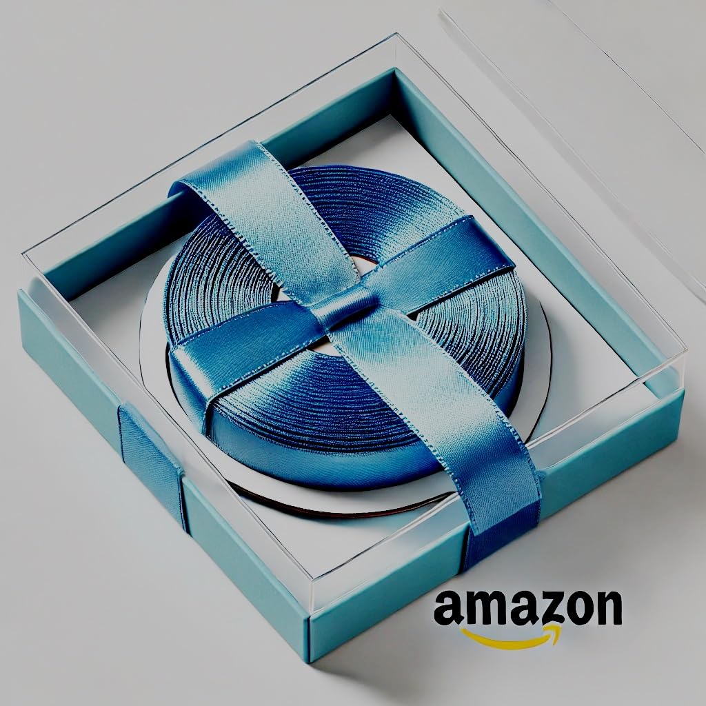 Double Sided Satin Ribbon 25mm x 10 Meters (Off White) for Gifts Wrap Sew Party, Decorations Events Dress Wedding Christmas Crafts, Bows Car, Balloons Hairs, DIY, Bouquets, Cake More — view 423