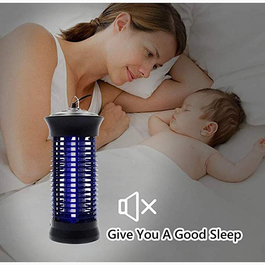 Mosquito Killerbug Mosquito Killer - Trampa para Mosquitos Lámpara para Matar Mosquitos Amazon Hot Cake Led Pest Bug Repelente de Mosquitos Trampa Repelente Negro