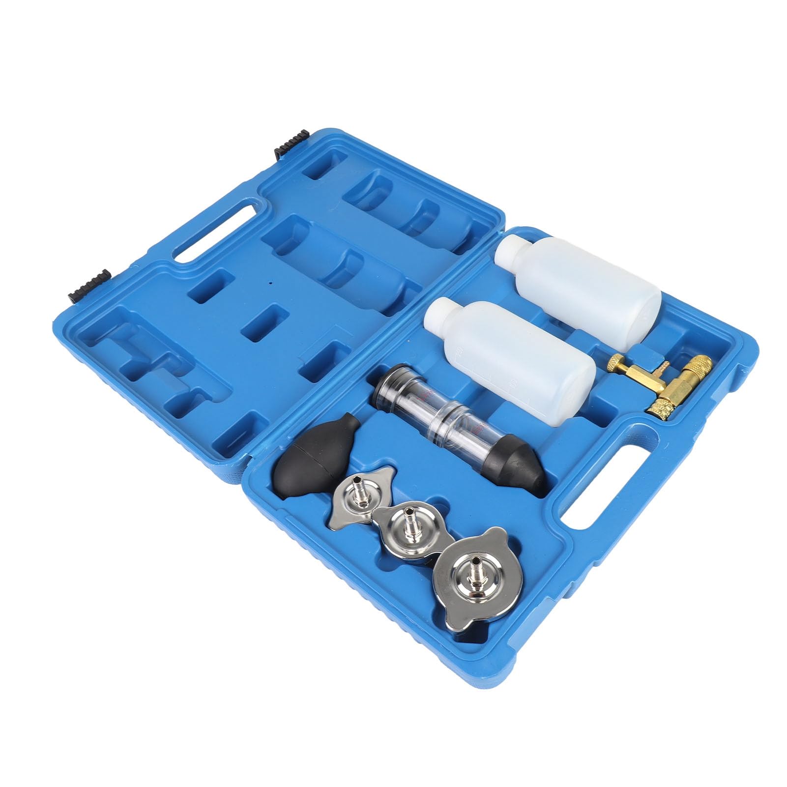 Kit de Probador de Combustión, Detector de CO2 para Motores Automotrices con Líquido de Prueba Reutilizable, Adecuado para Automóviles, Camiones, Tractores, Excavadoras