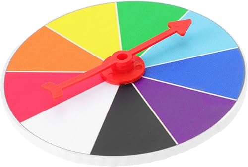BRIGHTFUFU 1 rueda de dibujo de la suerte, rueda de premio de borrado en seco, para premios, rueda de carnaval, juego familiar, premio de juguete