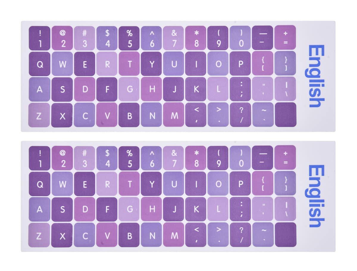 Buy Universal English Keyboard Stickers, 2PC Replacement English