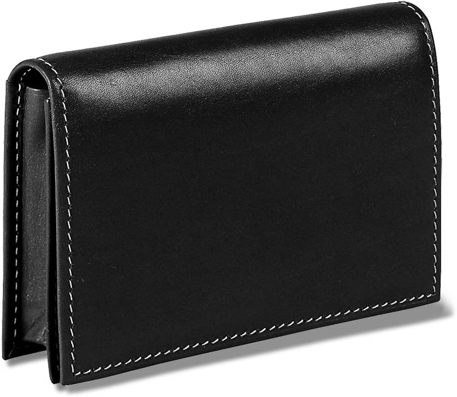 Levenger Card Wallet, Black (AL7965 BK NM)