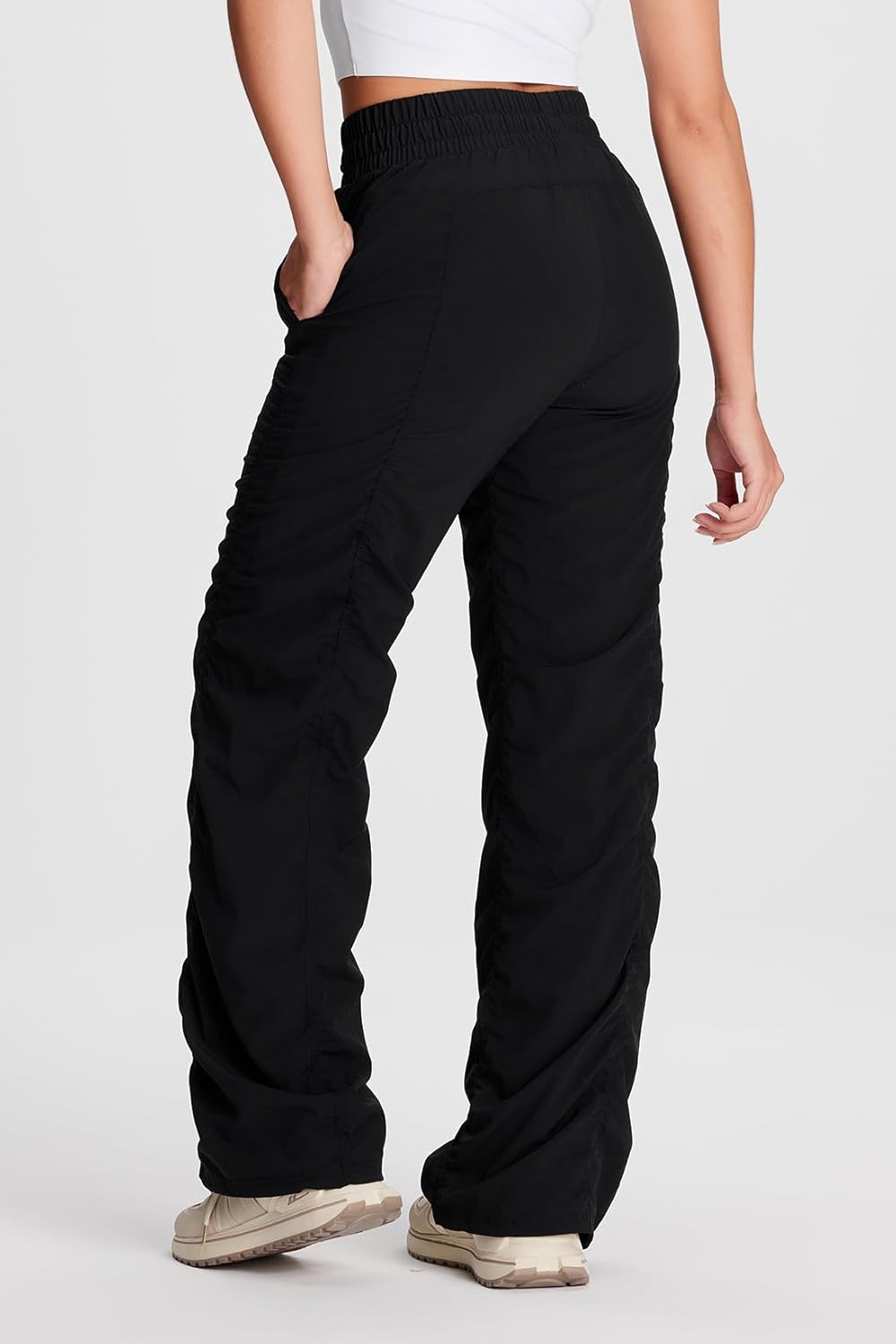 Yogipace Women's Petite/Regular/Tall Dance Studio Lined Pants, Lightweight Wrinkle Free Travel Hiking Pant - Image 2