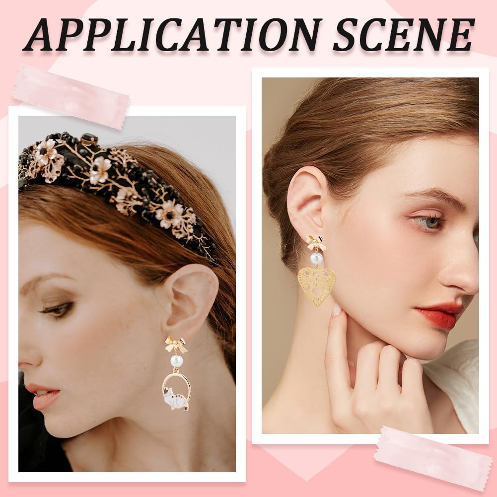 SUNNYCLUE 1 Boîte De 20 Ensembles De Clous D'oreilles Avec Boucle En