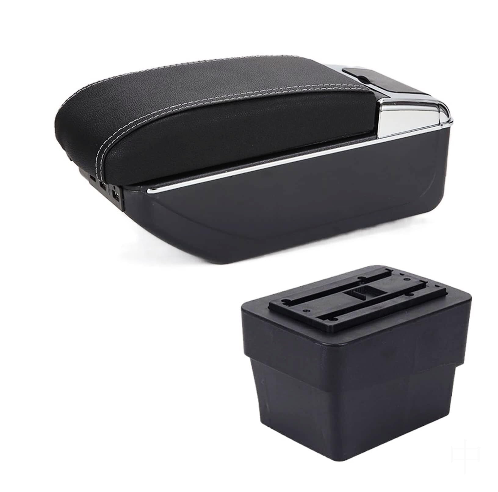 NVCPHGEDEK Car Armrest Storage Box For Skoda For Octavia Mk3 A7 2014-2017 Center Armrest Storage For Box