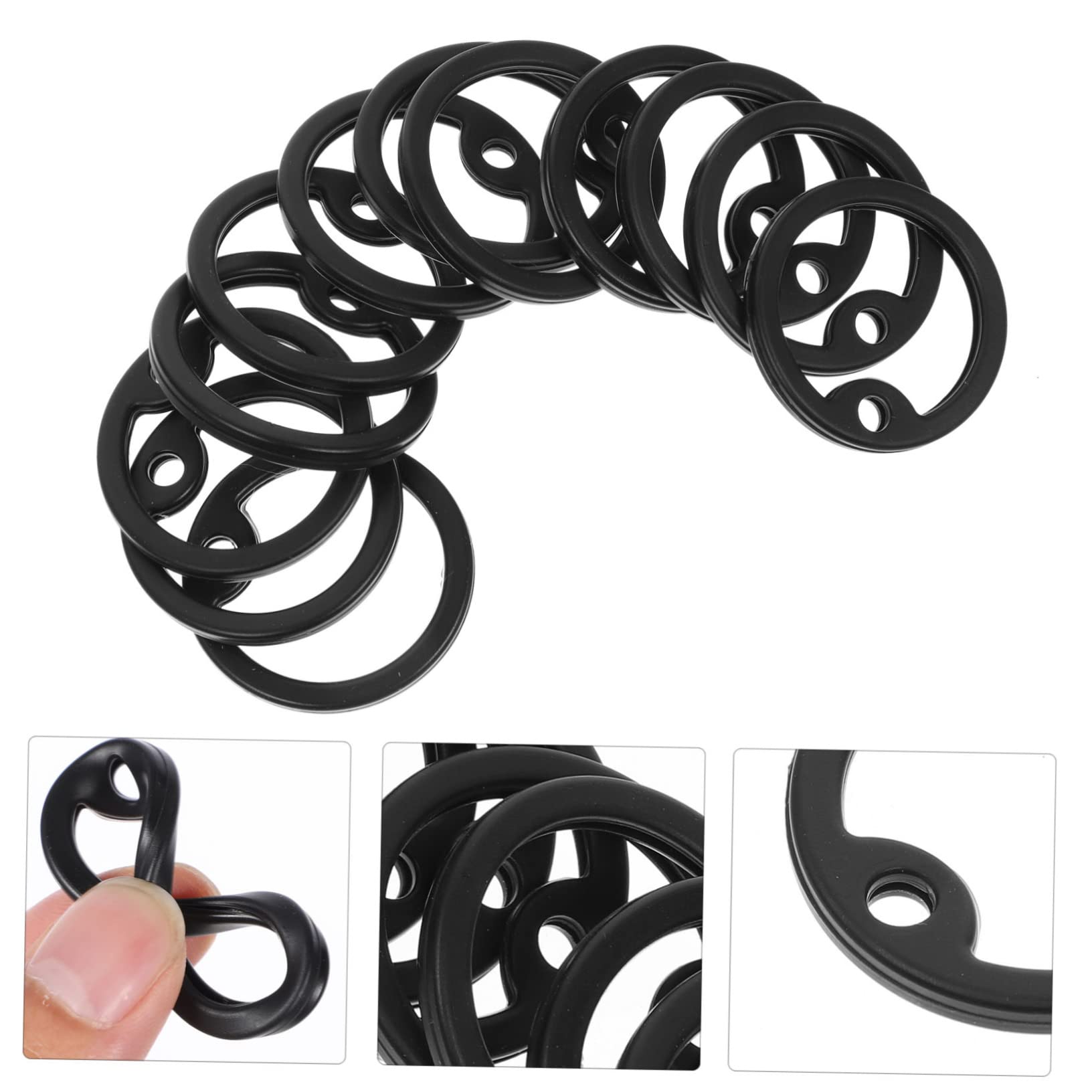 POPETPOP 60pezzi Silenziosi Per Medagliette Per Per e Collare Accessori Pet Per Dei Tag