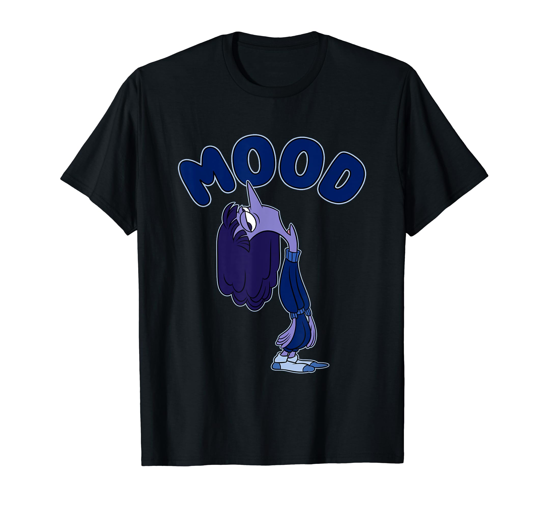 DisneyPixar Inside Out 2 Mood Ennui Bored Retro Shot T-ShirtOEKO-TEX STANDARD 100