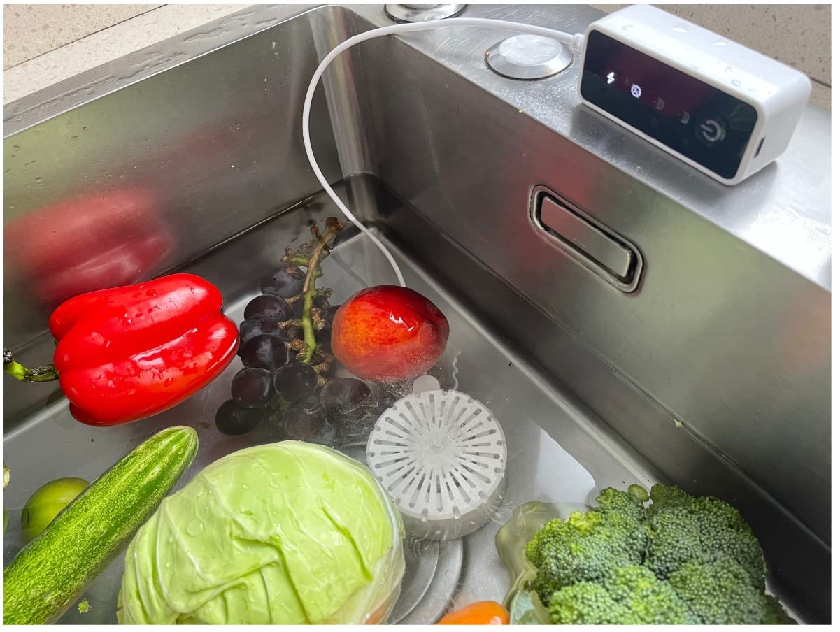 Lavavajillas ultrasónico Lavavajillas portátil Multifuncional para Frutas y Verduras Lavavajillas USB para el hogar (Color : D, Size : 120 * 65 * 30mm)