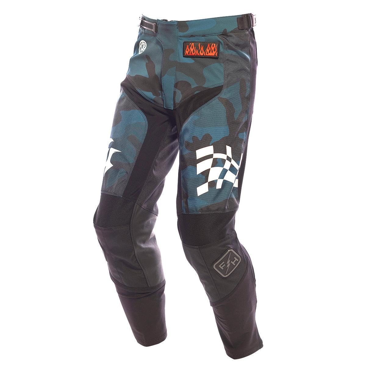 FASTHOUSE Grindhouse Bereman Pant (Blue Camo, 34)