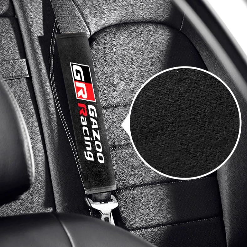 Amazon.co.jp: 2個セット GAZOO Racing シートベルトカバー GR シート 
