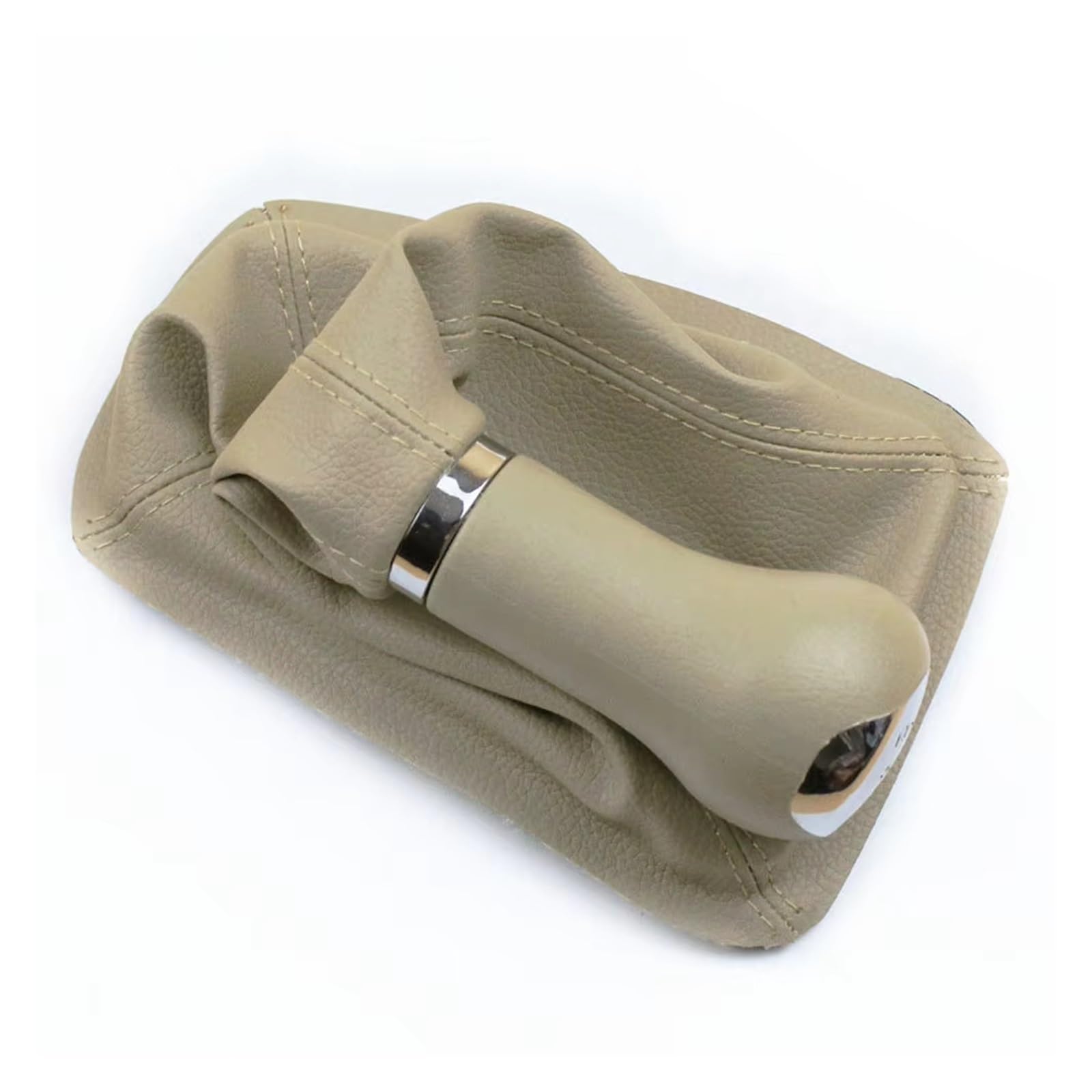 Pommeau De Levier De Vitesse Pour Chery A5 5 Vitesses Levier De Vitesses Ensemble Engrenage Handball Cache-poussière Pommeau De Levier De Vitesses Soufflet(Beige)