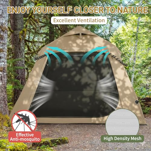 Carpa inflable para camping Outvita 4 personas miniatura 4