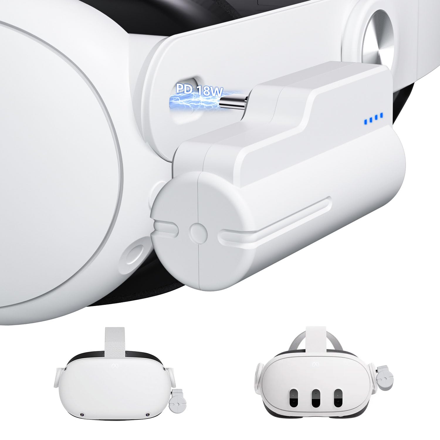 Amazon.com: Fast 18W 5000mAh Battery Pack for Meta Quest 3 and 2