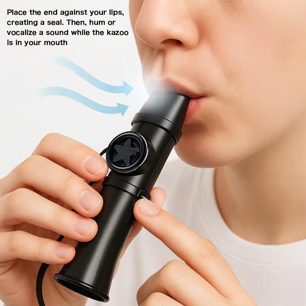 Wiederverwendbares Kazoo Instrument - Einfach Zu Spielen Für Alle Altersgruppen