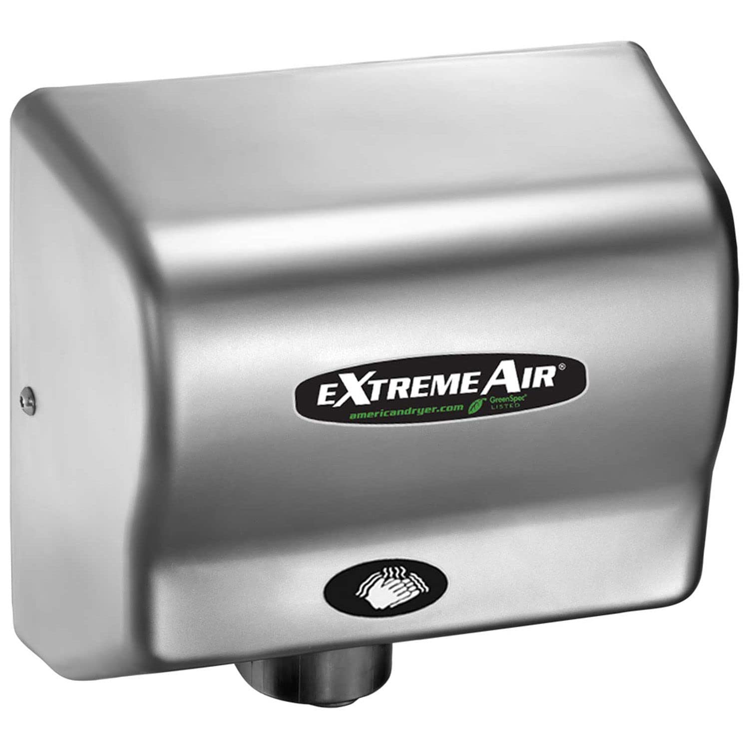 American Dryer ExtremeAir W/ECO No Heat Technology, EXT7-SS, Stainless Steel