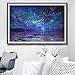 Muhuyi 5D DIY Diamond Painting by Number Kits,Full Diamond Painting Night Sky Rhinestone Embroidery Cross Stitch Home Decor (16X12inch/40X30CM)