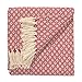 Produktbild Indian Arts Fair Trade Soft Hand Woven Tagesdecke Sofa Sofa Überwurf rot Diamant Weave Muster 100% Baumwolle 130 x 180 cm th136rd