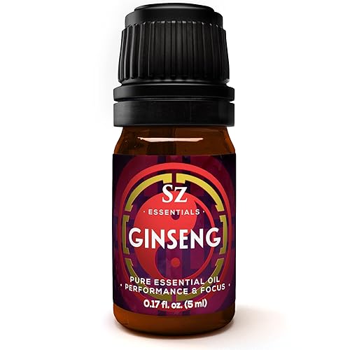 Ginseng 100% puro, aceite esencial sin diluir - Extraído de Panax Ginseng rojo coreano - Aroma rico y fresco con matices terrosos - Grado