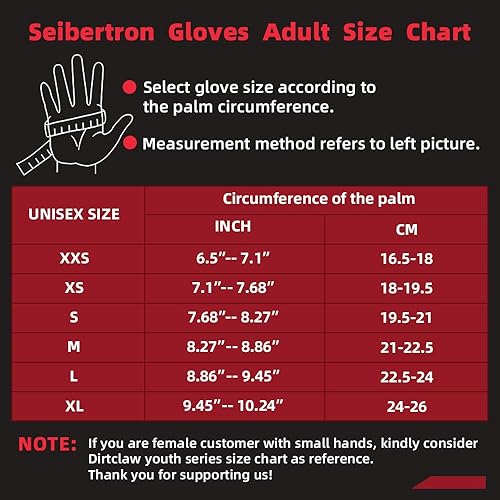 Miniatura 2 de Seibertron Dirtclaw BMX MX ATV MTB Road Racing Bicicletas Ciclismo Off-RoadDirt Bike Gel Acolchado Antideslizante Palma Guantes Deportivos Motocross