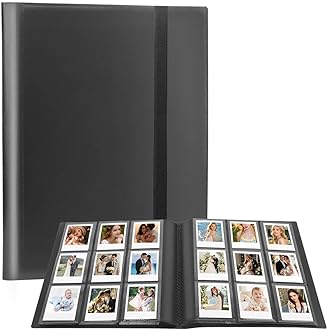 432 Pockets Photo Album for Fujifilm Instax Mini Camera, Polaroid Mini Camera, for Fujifilm Instax 12 11 9 40 99 90 8 7 Evo LiPlay Instant Cameras, 2x3 Inch Instax Mini Photo Album (Black)