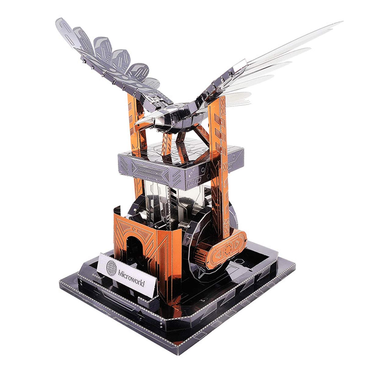 MicroworldMechanical Eagle 3D Metal Puzzle Assemble Model Kits DIY 3D Laser Cut Jigsaw Toy Z017